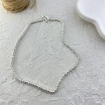 گردنبند زنانه مدل مینیمال اب نقره کد N5180