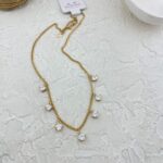 گردنبند زنانه ژوپینگ مدل نگین جواهری کد N5118