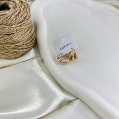 گوشواره زنانه ژوپینگ مدل حلقه ای کد E6357