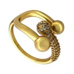 انگشتر زنانه ژوپینگ مدل تیفانی کد R4940