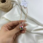 گردنبند زنانه ژوپینگ مدل لاکپوشت کد N5226