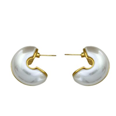 گوشواره زنانه مدل نیم دایره کد E5885