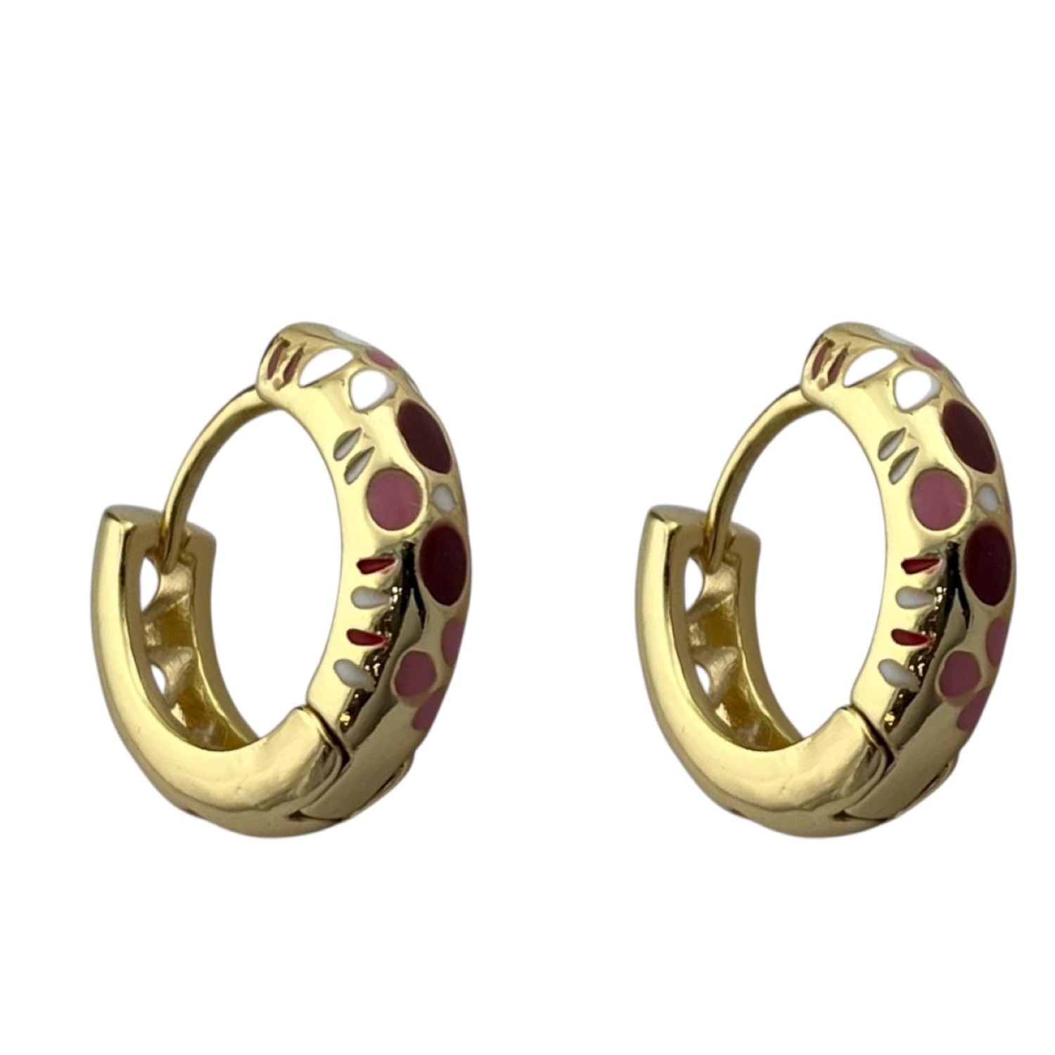 گوشواره-زنانه-میناکاری-مدل-توپی-کد-E5799-1 گوشواره زنانه میناکاری مدل توپی کد E5799