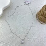 گردنبند زنانه ژوپینگ مدل تک نگین جواهری کد N5188
