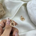 گوشواره زنانه مدل دایره کد E6484