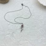 گردنبند زنانه مدل گل رز جواهری کد N4995