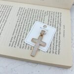 اویز گردنبند زنانه صلیب ژوپینگ کد N4640