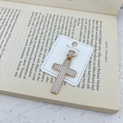 اویز گردنبند زنانه صلیب ژوپینگ کد N4640