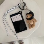 آویز کیف چارم بگ خرس موتور سوار کد ch002