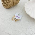 گوشواره زنانه ژوپینگ مدل حلقه کلیپسی کد E5637