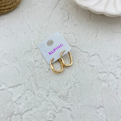 گوشواره زنانه ژوپینگ مدل موج کد E6049