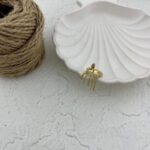 گوشواره زنانه جواهری مدل ایرکاف کد E5802