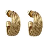 گوشواره زنانه ژوپینگ مدل حلقه کد E5958