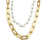 گردنبند زنانه مدل ژوپینگ مدل مروارید تیفانی کد N5120