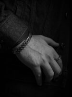 دستبند بنگا مردانه پوست اژدها دراگون کد Men0034