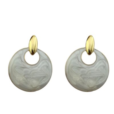 گوشواره زنانه مدل دایره کد E5732