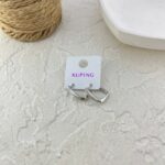 گوشواره زنانه ژوپینگ مدل مستطیل جواهری کد E6134