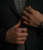 انگشتر مردانه پر عقاب کد Men0050