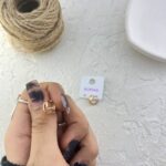 گوشواره زنانه ژوپینگ مدل قلب کد E6272