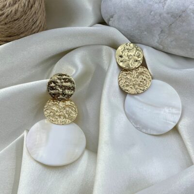 گوشواره زنانه مدل میناکاری کد E6386