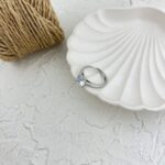 انگشتر زنانه مدل سولیتر تک نگین کد E4863