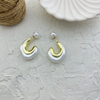 گوشواره زنانه مدل مروارید کد E5860