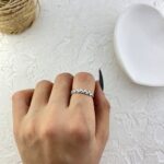 انگشتر زنانه ژوپینگ مدل برگ کد R51718