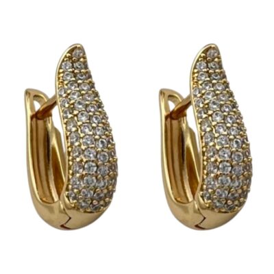گوشواره زنانه ژوپینگ مدل جواهری کد E6012