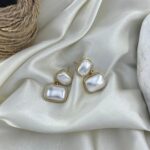 گوشواره زنانه مدل مروارید کد E6461