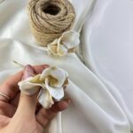 گوشواره زنانه مدل رزین کد E6375