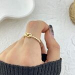 انگشتر زنانه مدل گره کد R51751