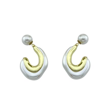 گوشواره زنانه مدل مروارید کد E5860