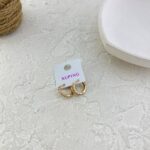 گوشواره زنانه ژوپینگ مدل نگین جواهری کد E6233