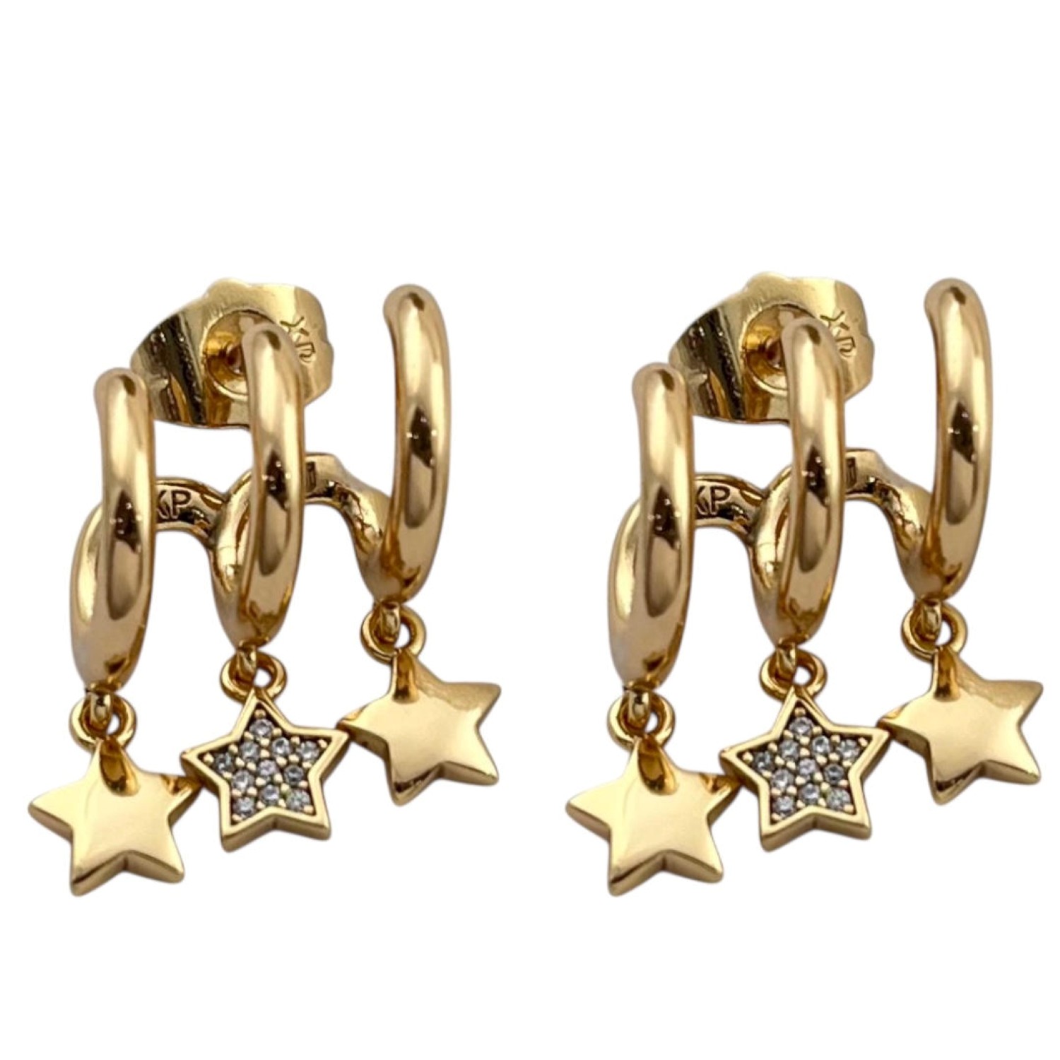گوشواره-زنانه-ژوپینگ-مدل-ستاره-کد-E5993-1 گوشواره زنانه ژوپینگ مدل ستاره کد E5993