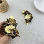 گوشواره زنانه مدل پلنگی کد E6230