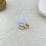 گوشواره زنانه ژوپینگ مدل اینه ای کد E6253