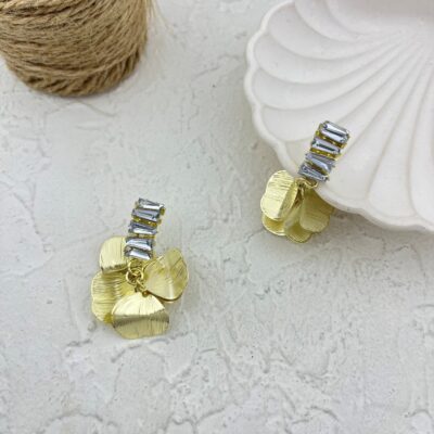 گوشواره زنانه مدل برگ کد E5771