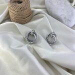 گوشواره زنانه مدل حلقه ای کد E6455