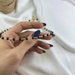 گردنبند زنانه مهره ای تابستانی مدل رنگی کد N5279