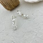 گوشواره زنانه مدل مینیمال طرح پاپیون کد E5707