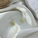 گوشواره زنانه مدل پاپیون کد E6408