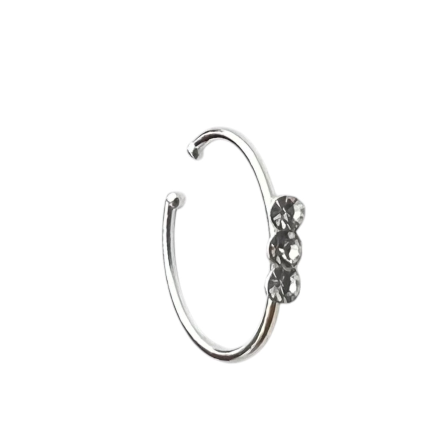 پیرسینگ-بینی-زنانه-نقره-مدل-حلقه-نگین-کد-P4808-1 پیرسینگ بینی زنانه نقره مدل حلقه نگین کد P4808