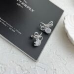 گوشواره زنانه مدل پاپیون کد E5651