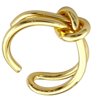 انگشتیر زنانه مینیمال مدل گره کد R5034