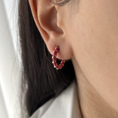 گوشواره میناکاری ژوپینگ کد E1030