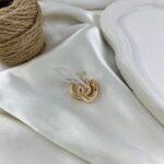 گوشواره زنانه ژوپینگ مدل اینه ای کد E6496