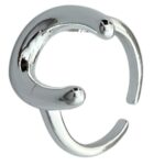 انگشتر زنانه مینیمال ابنقره مدل نعل اسب کد R5064