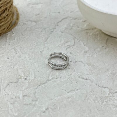 گوشواره زنانه ژوپینگ ایرکاف مدل نگین E6316