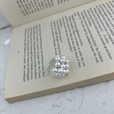 انگشتر زنانه مدل گوی توپی کد R4639