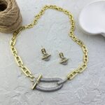نیم ست زنانه مدل جواهری هرمس کد M4352